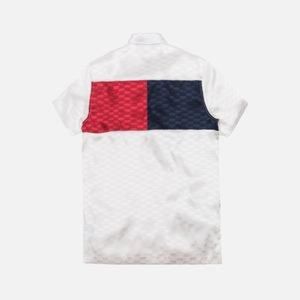 KITH Tommy Hilfiger white Satin Shirt and Shorts